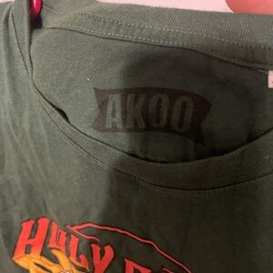 Akoo Forest Green Graphic Tee